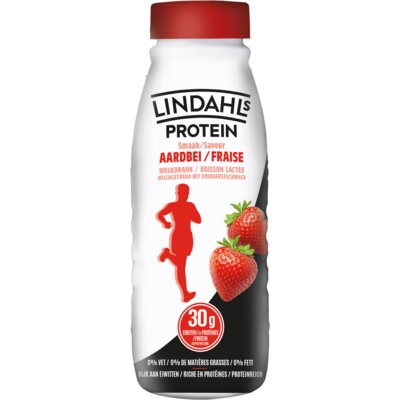 pdp-image-Lindahls protein milk aardbeismaak