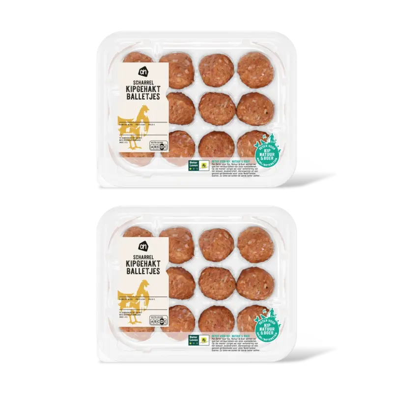 AH Scharrel kipgehaktballetjes 2-pack