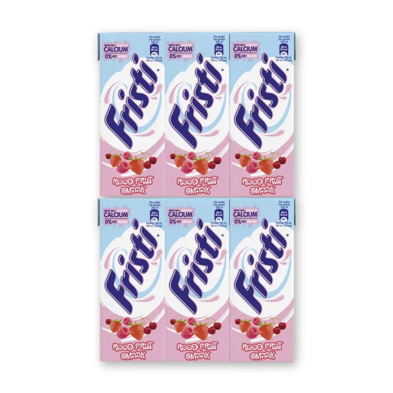 Rood fruitsmaak 6-pack 2-pack