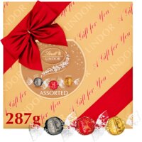 Een afbeelding van Lindt Lindor gemengde chocolade kerstcadeau