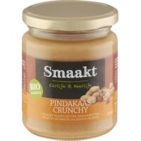 Een afbeelding van Smaakt Pindakaas crunchy biologisch