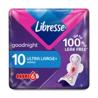 Libresse Goodnight ultra+ wings maandverband