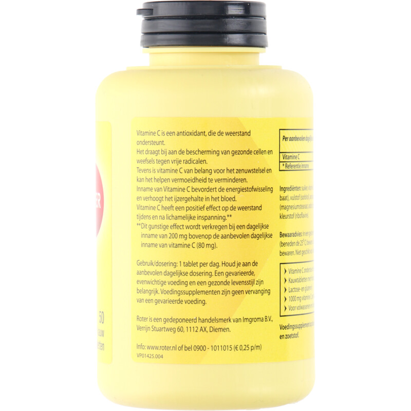 Een afbeelding van Roter Vitamine C 1000mg kauwtablet citroen