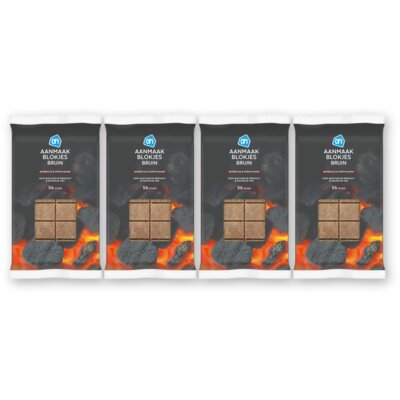 pdp-image-AH aanmaakblokjes bruin 4-pack