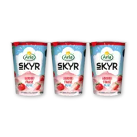 Arla Skyr aardbei yoghurt 0% vet 3-pack