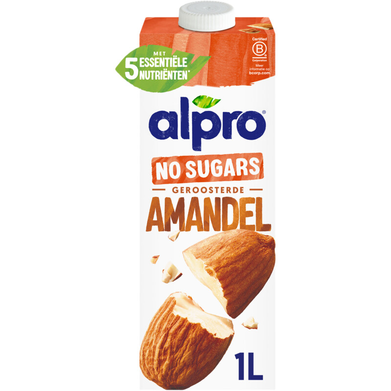 Alpro Amandeldrink geroosterd zonder suikers