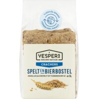 Een afbeelding van Yespers Crackers spelt & bierbostel