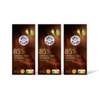 Delicata Reep 85% cacao groene thee gember 3-pack