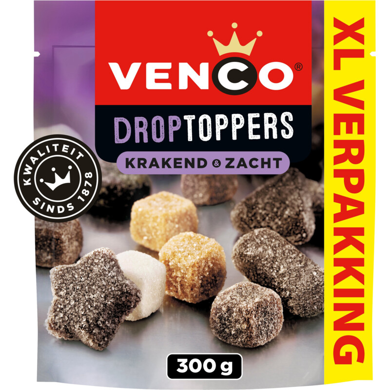 Een afbeelding van Venco Droptoppers krakend & zacht voordeelpak