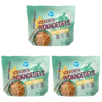 AH Woknoedels volkoren kant & klaar 3-pack