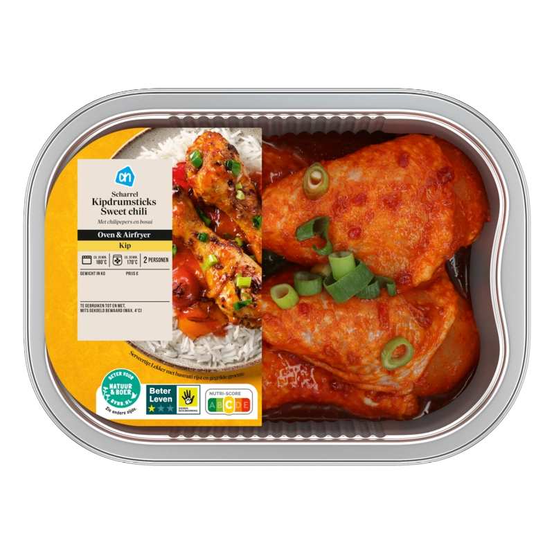 AH Ovenschotel kipdrumsticks sweet chili