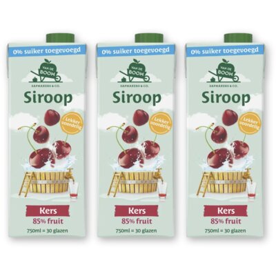 pdp-image-Van de Boom Kers siroop 0% suiker 3-pack