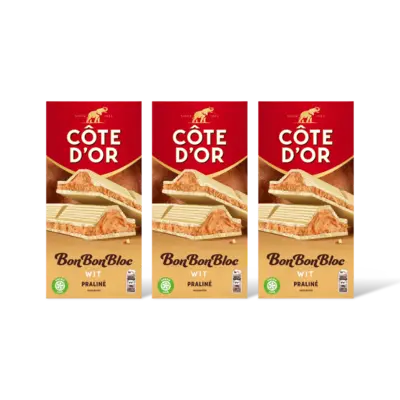 pdp-image-Côte d'Or BonBonBloc praliné wit 3-pack