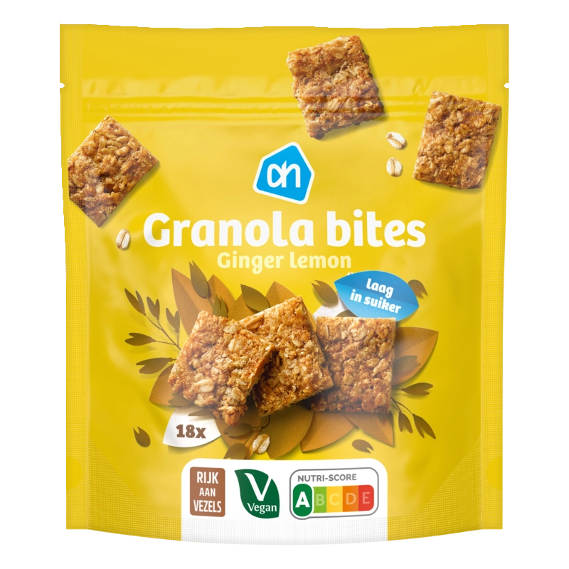AH Granola bites ginger lemon