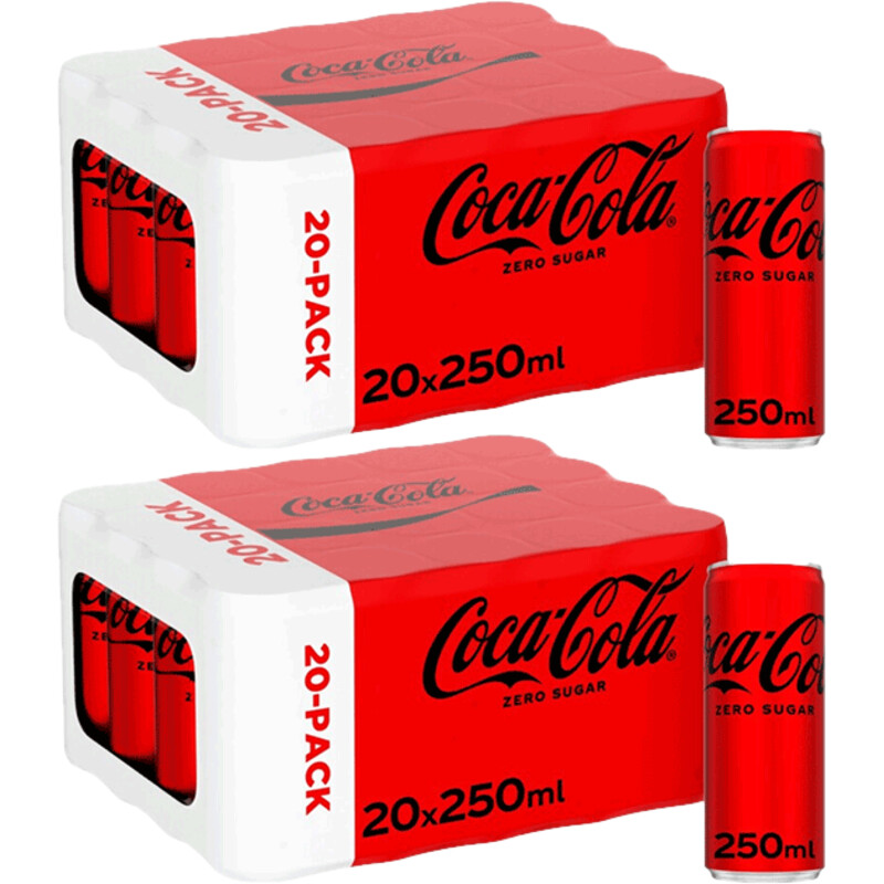 Een afbeelding van Coca-Cola Zero Sugar 40-pack