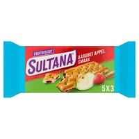 Sultana Fruitbiscuit aardbei 30% minder suiker