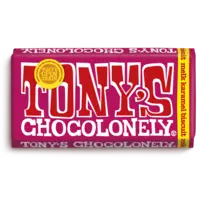 Tony's Chocolonely Reep melk karamel biscuit