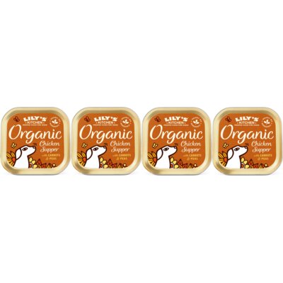 pdp-image-Lily's Kitchen Organic supper met kip 4-pack