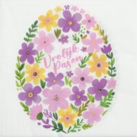 AH Servet vrolijk Pasen 33x33cm