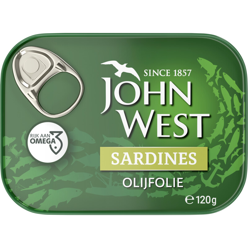 Een afbeelding van John West Sardines olijfolie