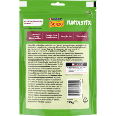 pdp-image-Bonzo Funtastix bacon-kaassmaak hondensnack