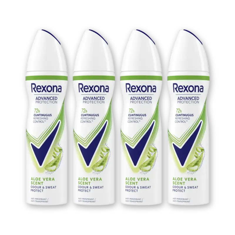 Rexona Fresh aloe vera anti-transp spray 4-pack