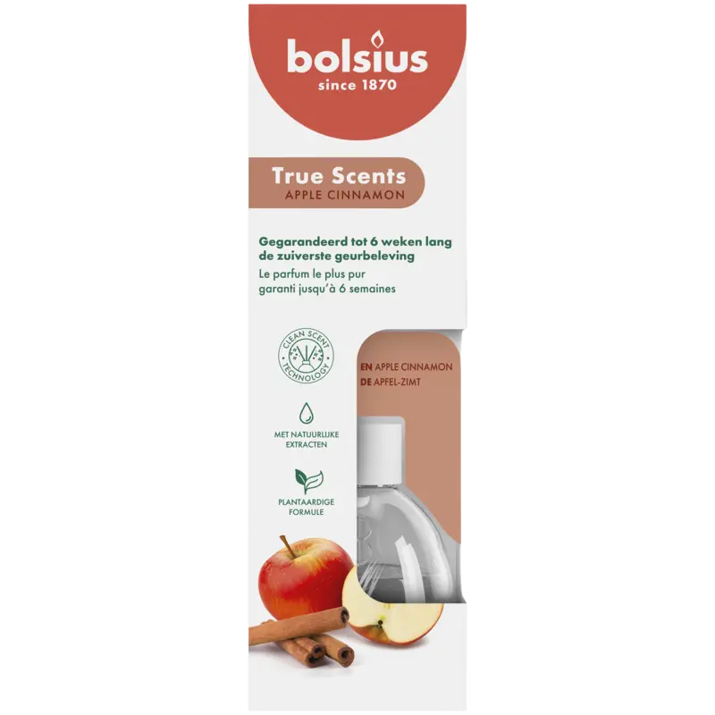 Bolsius Geurverspreider true scents appel kaneel