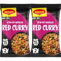 Maggi Stir-fry noodles red curry 2-pack