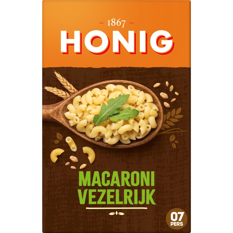 Een afbeelding van Honig Macaroni vezelrijk