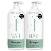 Naïf Baby & kids nourishing shampoo 2-pack