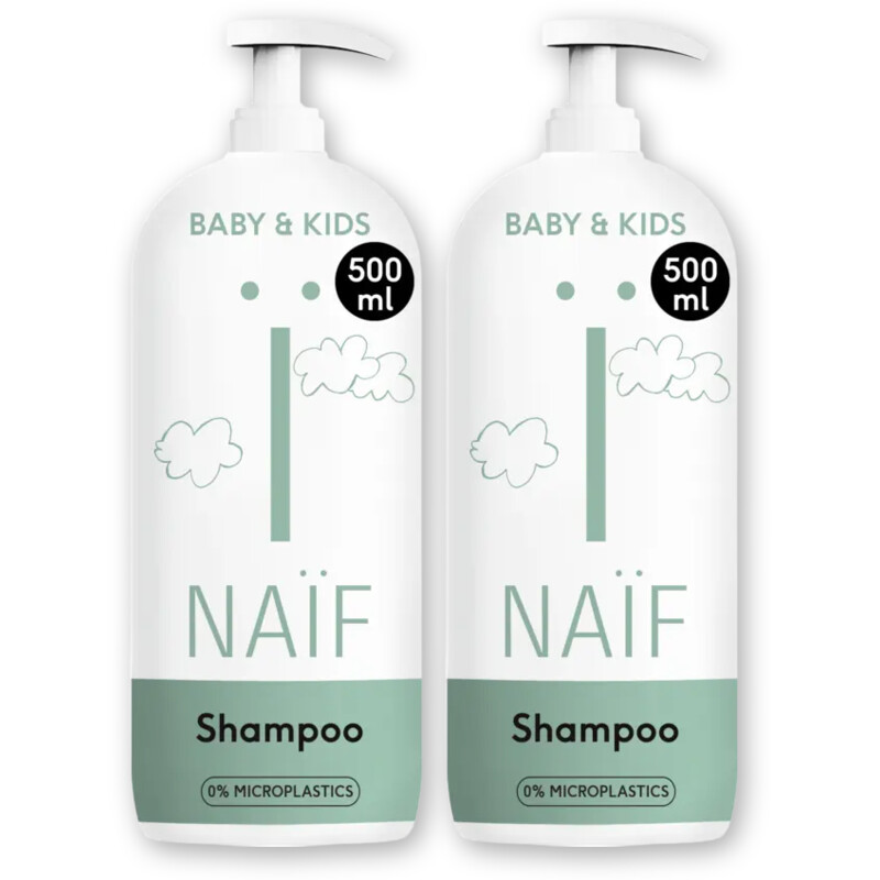 Naïf Baby & kids nourishing shampoo 2-pack