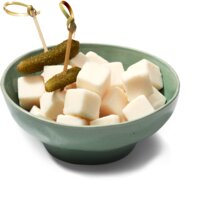 Een afbeelding van AH Geitenkaasblokjes jong belegen 50+