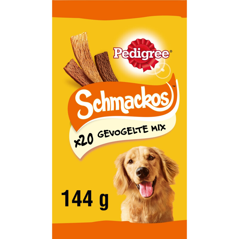 Een afbeelding van Pedigree Schmackos gevogelte mix