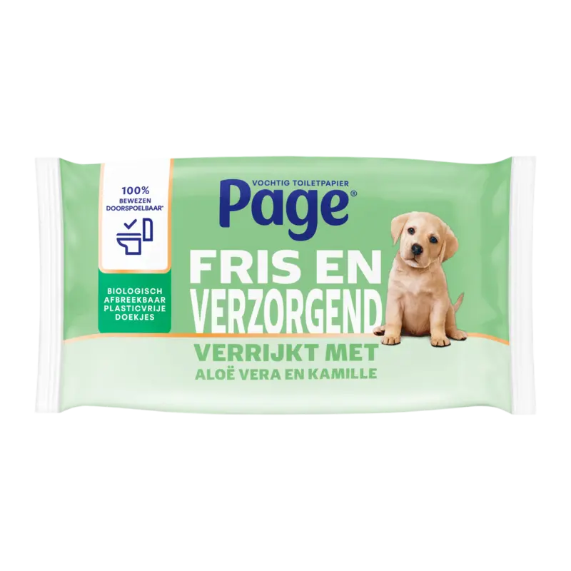 Page Aloe vera vochtig toiletpapier