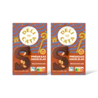 Delicata Chocoletter melk pindakaas hagel 2pck
