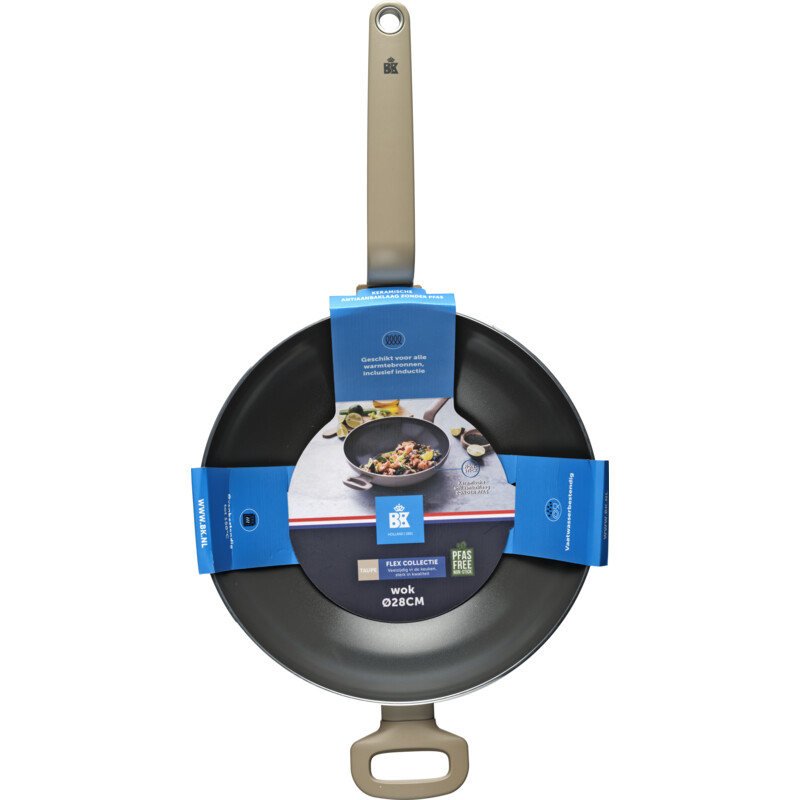 BK Flex wok taupe 28cm