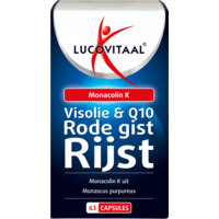 Een afbeelding van Lucovitaal Visolie & Q10 rode gist rijst capsules