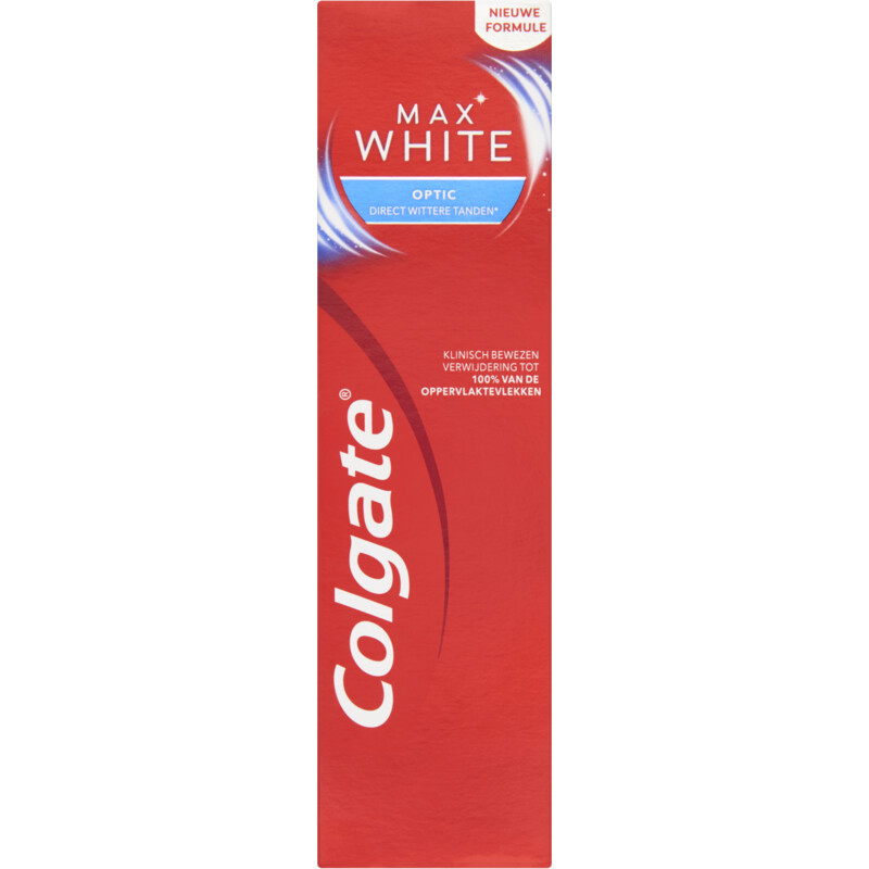Een afbeelding van Colgate Tandpasta max white optic