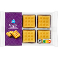 Een afbeelding van AH Brioche wafels chocoladesmaak