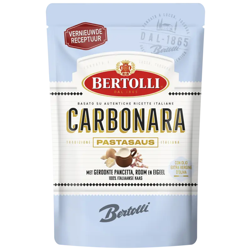Bertolli Pastasaus in zak carbonara