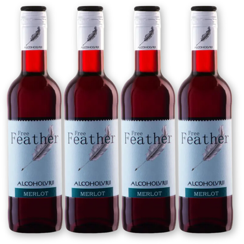 Free Feather Free Feather Merlot AF 4 flessen