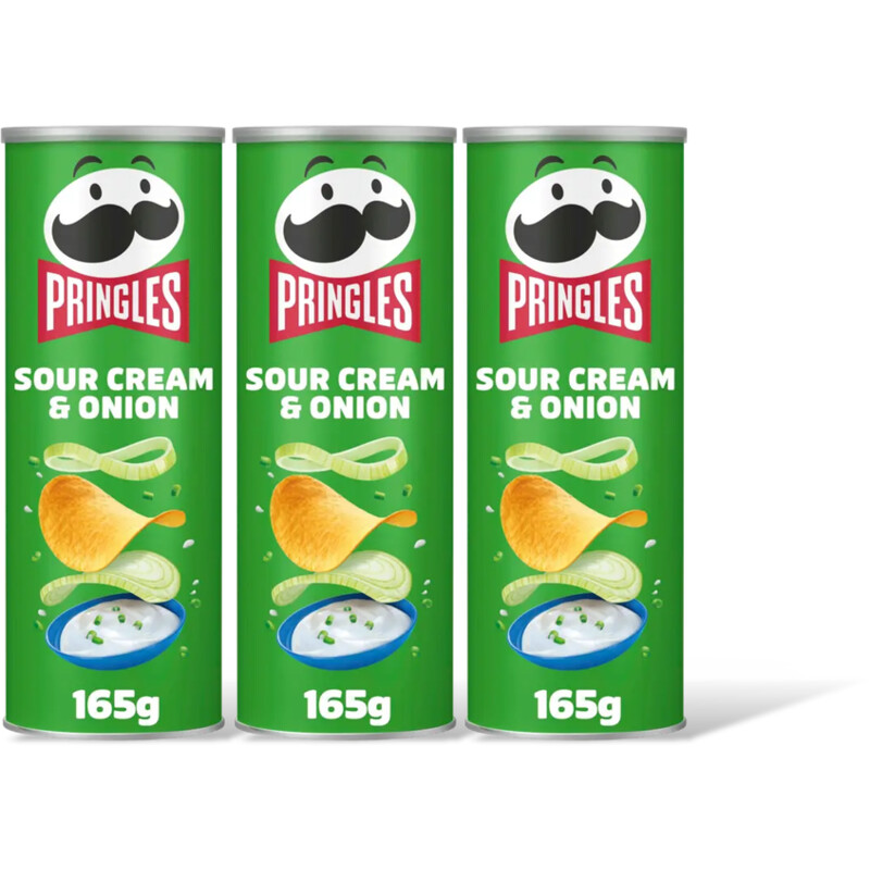 Pringles Sour cream & onion 3-pack