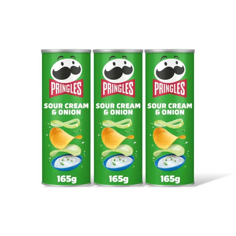 Pringles Sour cream & onion 3-pack