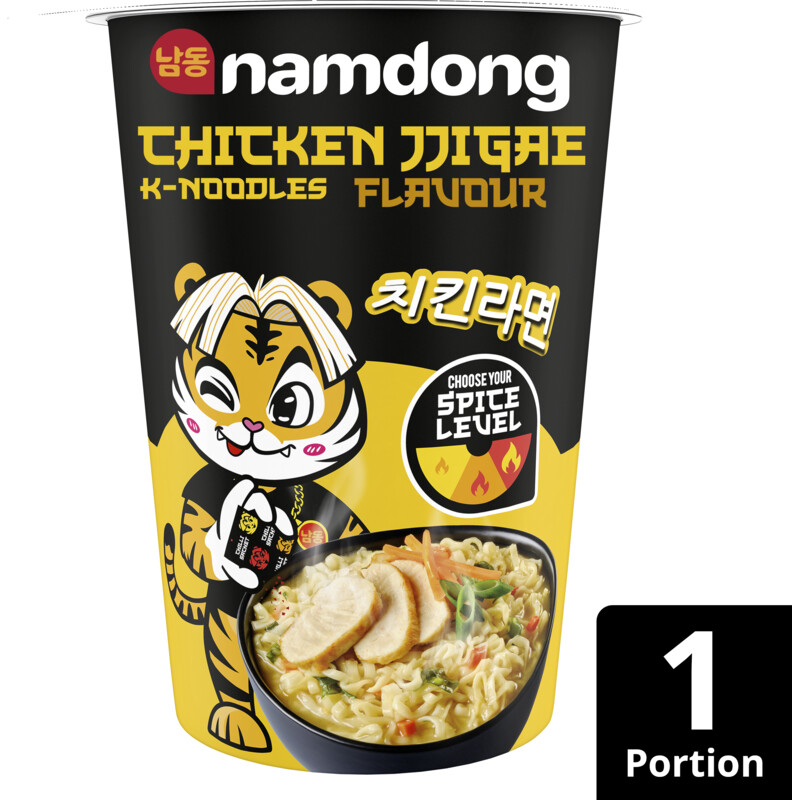 Een afbeelding van Namdong Chicken jjigae k-noodles