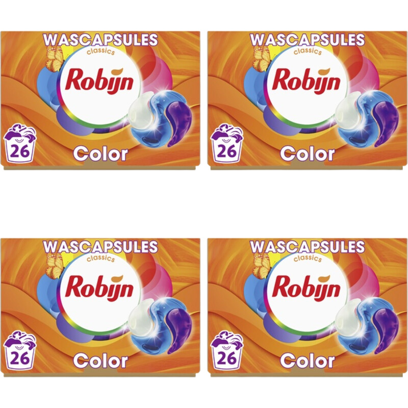 Een afbeelding van Robijn Wasmiddelcapsules halfjaarbox