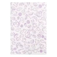 AH Tafellaken lila figuurtjes