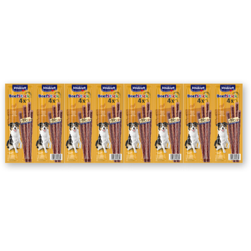 Vitakraft Beefstick kalkoen 4-pack