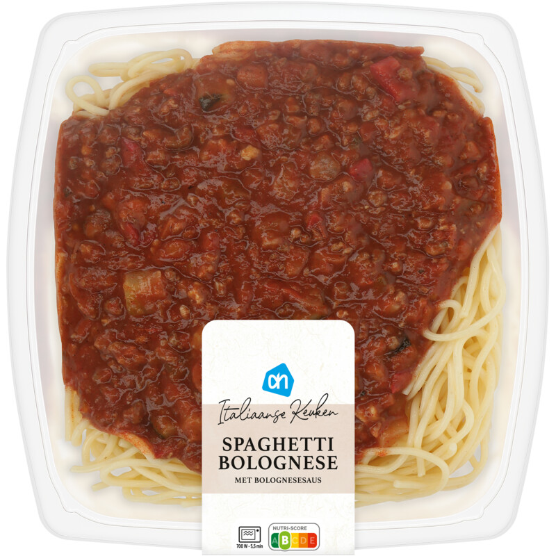 Een afbeelding van AH Langer vers spaghetti bolognese