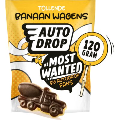 Autodrop Most wanted tollende banaan wagens