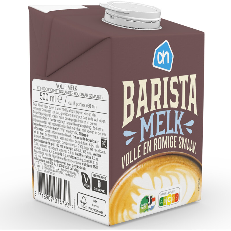 Een afbeelding van AH Opschuimmelk